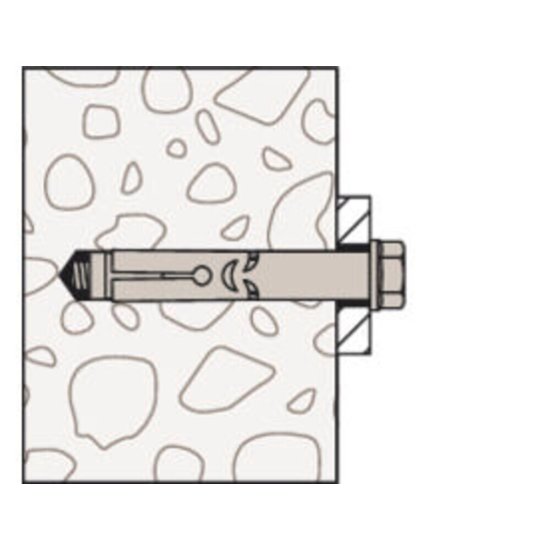 Анкер втулочный Fischer FSA 10х90 мм для бетона с болтом (20 шт.)
