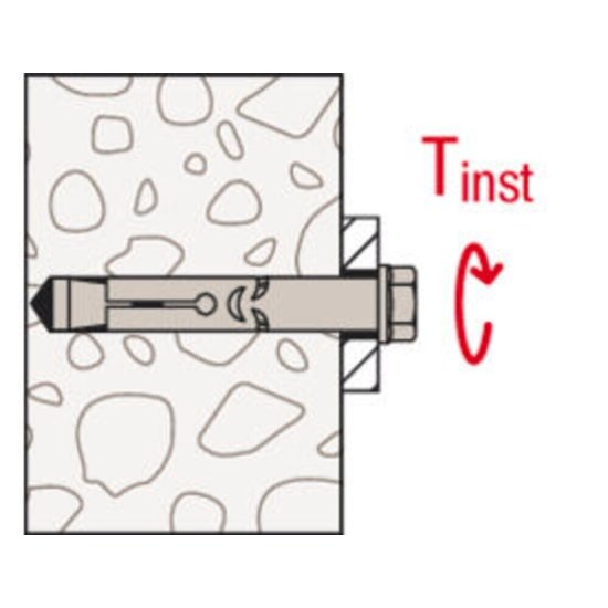 Анкер втулочный Fischer FSA 10х65 мм для бетона с болтом (20 шт.)