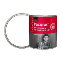 Грунт-эмаль по ржавчине 3в1 Расцвет белая база А глянцевая 2,7 кг