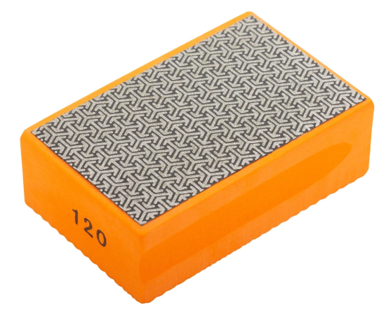 Губка алмазная для сухого шлифования FIT 90х55 мм, Р120