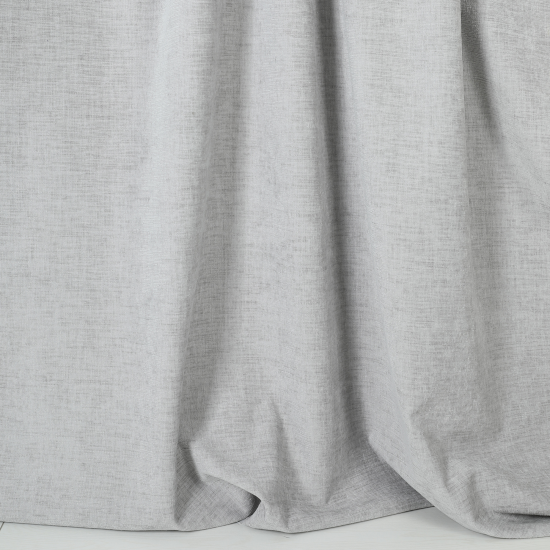 Штора на ленте Горжель 200x280 см цвет серебро