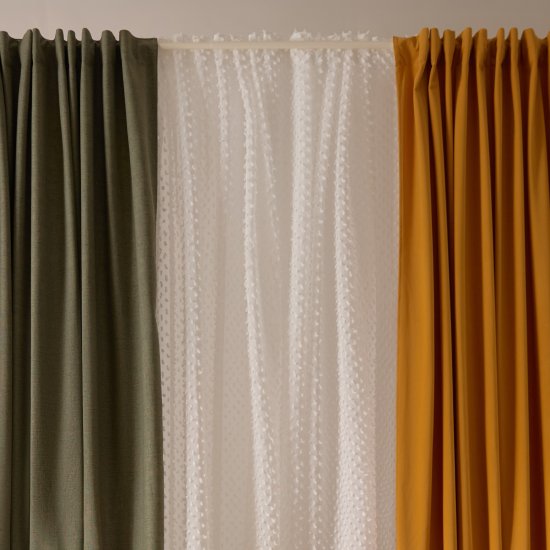 Тюль на ленте Miamoza Снежок 300x280 см цвет белый