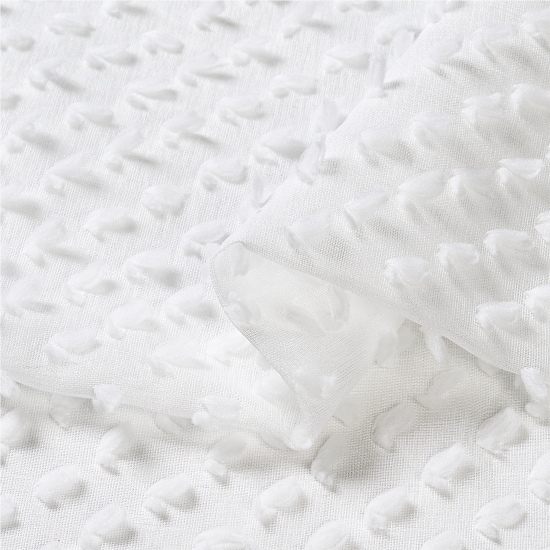 Тюль на ленте Miamoza Снежок 300x280 см цвет белый