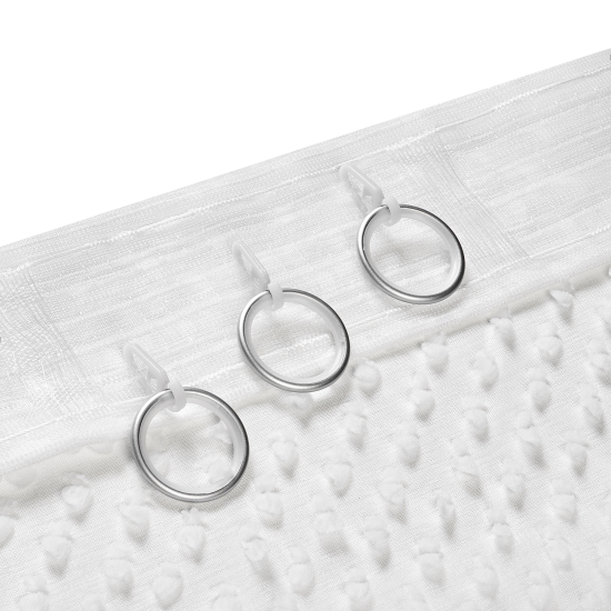 Тюль на ленте Miamoza Снежок 300x280 см цвет белый