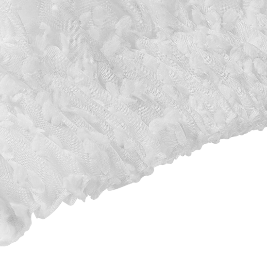 Тюль на ленте Miamoza Снежок 300x280 см цвет белый