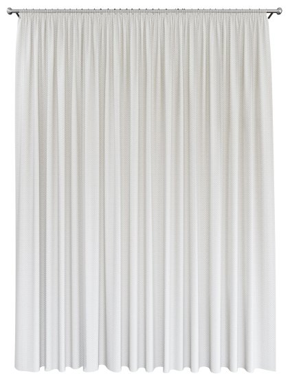 Тюль на ленте Miamoza Снежок 300x280 см цвет белый