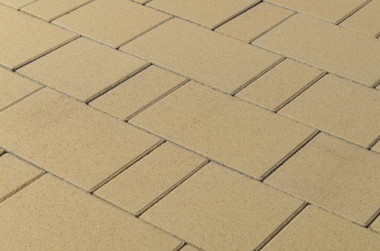 Тротуарная плитка Старый город Ландхаус, песочная, h80
