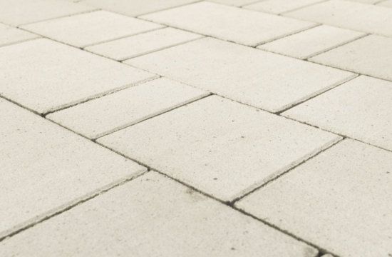 Тротуарная плитка Старый город Ландхаус, белая, h60