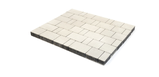 Тротуарная плитка Старый город Ландхаус, белая, h60