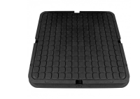 Люк квадратный полимерно песчаный тип КВ42 (черный, зеленый, коричневый)