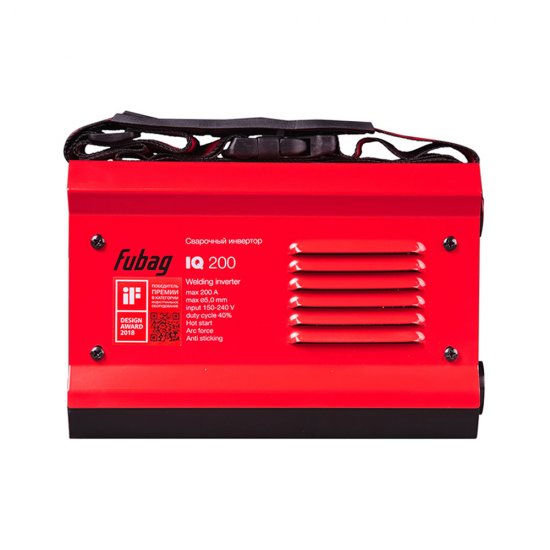 Сварочный аппарат инверторного типа Fubag IQ 200 ММА