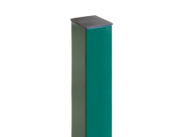 Столб 62х55х1,4х2500 RAL 6005 5 отверстий (1,53/1,73/2,03)