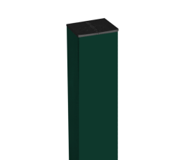 Столб 62х55х1,4х2500 RAL 6005