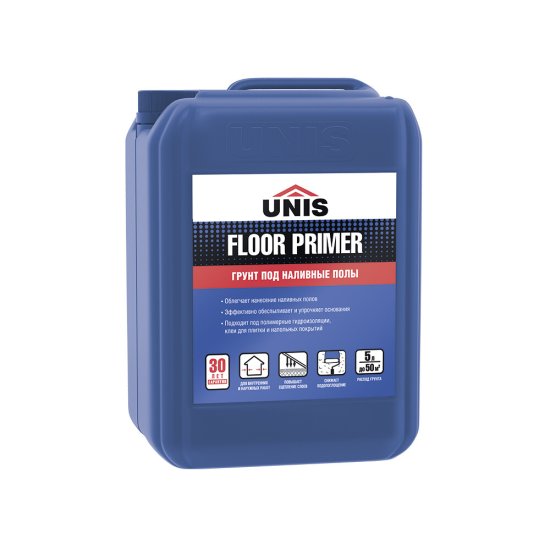 Грунт Unis Floor Primer под наливные полы 5 л