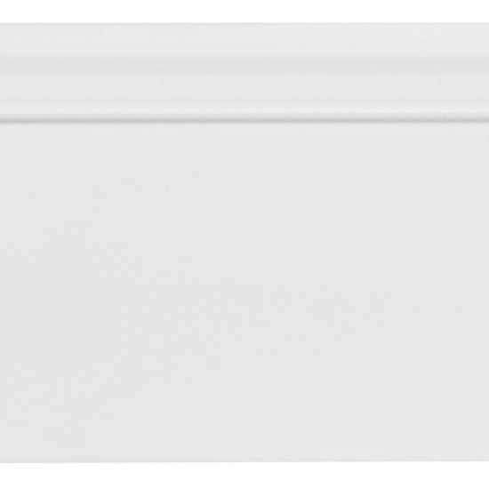 Плинтус экополимер Солид 80х12х2000 мм белый (1 UHD 01/80)