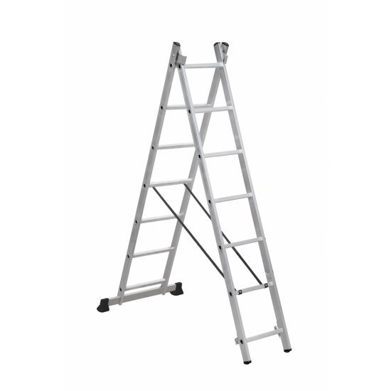 Алюминиевая двухсекционная лестница Scala Sc 2007