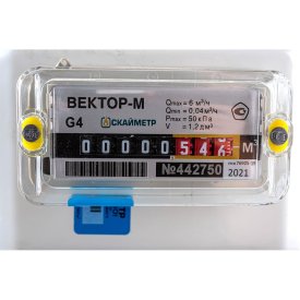 Диафрагменный счетчик газа Вектор Век.Л