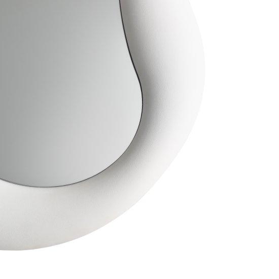 Зеркало декоративное Nuage фигурное 60x87 см пластик цвет белый