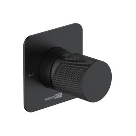 Смеситель для душа встраиваемый WasserKraft Fulda однорычажный с переключателем без лейки черный (5251)