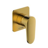 Смеситель для душа встраиваемый WasserKraft Havel однорычажный с переключателем без лейки золото (3651)