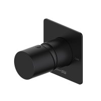 Смеситель для душа встраиваемый WasserKraft Elbe однорычажный с переключателем без лейки черный (7452)