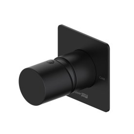 Смеситель для душа встраиваемый WasserKraft Elbe однорычажный с переключателем без лейки черный (7452)