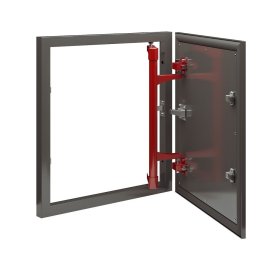 Люк ревизионный под плитку Хаммер Стил Плюс стальной 600х900 мм скрытый нажимной