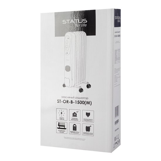 Обогреватель масляный Status for life ST-OR 1500 Вт 7 секций (ST-OR-B-1500(M))