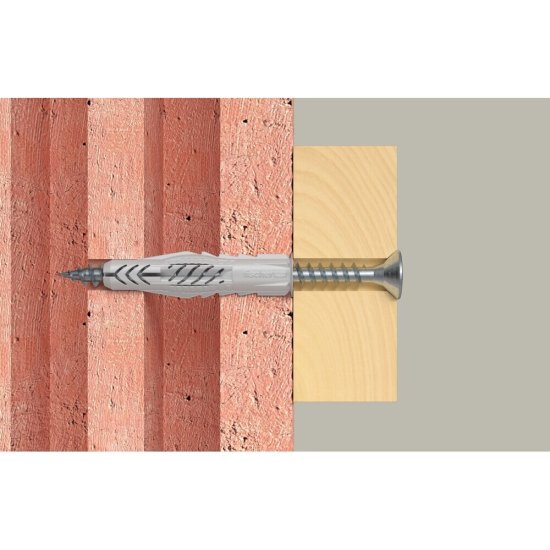 Дюбель универсальный Fischer UX 8x50 мм нейлон с буртом (10 шт.)