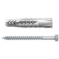 Дюбель универсальный Fischer UX 10x60 мм нейлон с шурупом (4 шт.)