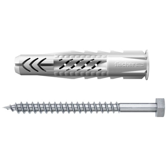 Дюбель универсальный Fischer UX 10x60 мм нейлон с шурупом (4 шт.)