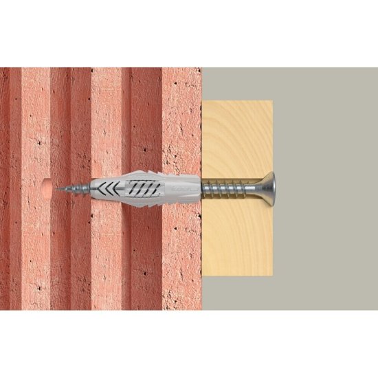 Дюбель универсальный Fischer UX 6x50 мм нейлон с буртом (20 шт.)