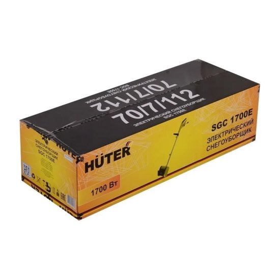 Снегоуборщик электрический Huter SGC 1700E 300 мм 1700 Вт (70/7/112)