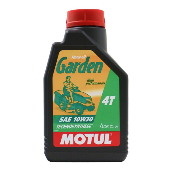 Масло для 4-тактных двигателей Motul Garden 4T 10W30 всесезонное синтетическое 1 л (MBK0037660)