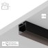 Профиль для светодиодной ленты Surface Arte Lamp IP20 2 м прямой (A202066S)