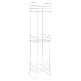 Стеллаж для ванной Proffero Трио 18.5x70.5x15 мм цвет белый