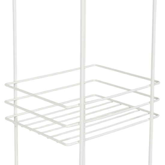 Стеллаж для ванной Proffero Трио 18.5x70.5x15 мм цвет белый