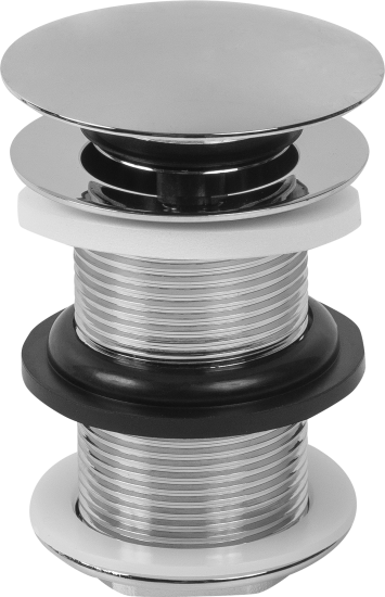 Выпуск для раковины MONLID 40 мм клик-клак без перелива хром