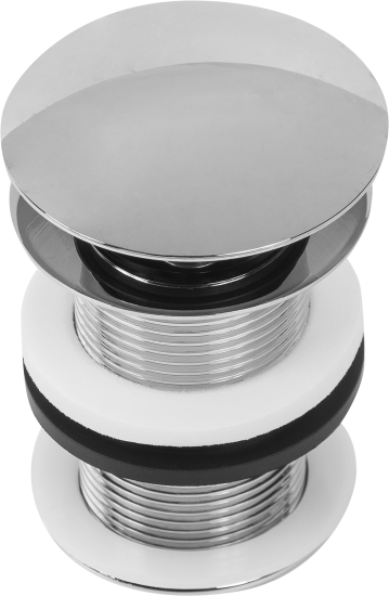 Выпуск для раковины MONLID 40 мм клик-клак без перелива хром