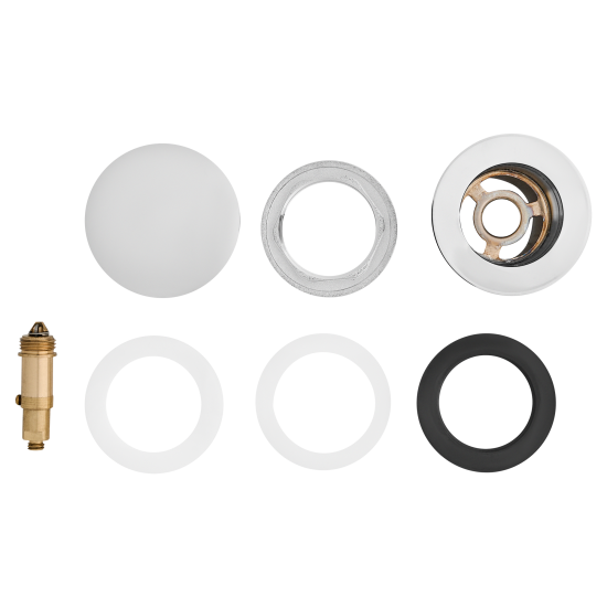 Выпуск для раковины MONLID 40 мм клик-клак без перелива хром