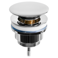 Выпуск для раковины MONLID 40 мм клик-клак с переливом хром