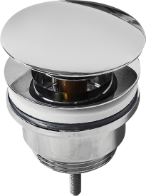 Выпуск для раковины MONLID 40 мм клик-клак с переливом хром