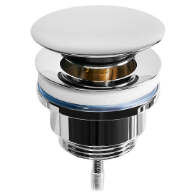 Выпуск для раковины MONLID 40 мм клик-клак с переливом хром