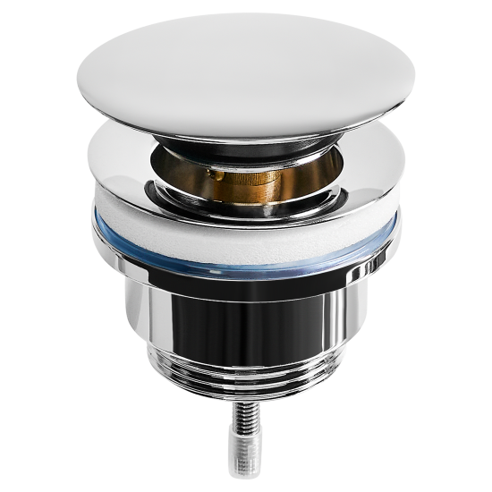 Выпуск для раковины MONLID 40 мм клик-клак с переливом хром