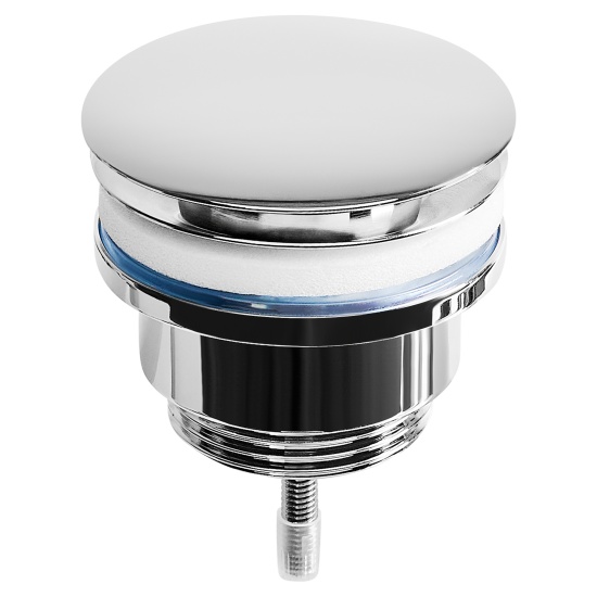 Выпуск для раковины MONLID 40 мм клик-клак с переливом хром