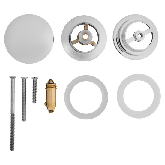 Выпуск для раковины MONLID 40 мм клик-клак с переливом хром