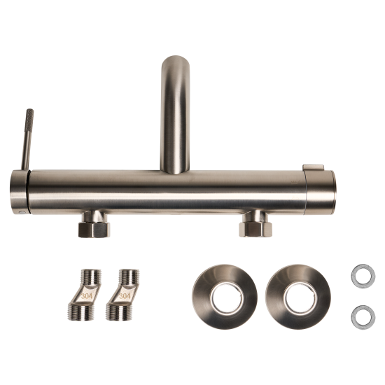 Смеситель для ванны KONSENSA Терни однорычажный цвет сатин