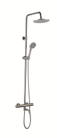 Душевая система KONSENSA Терни с термостатом цвет сатин