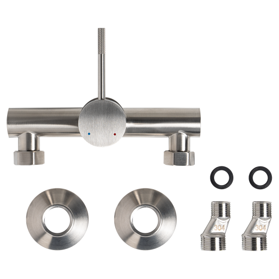 Смеситель для душа KONSENSA Терни однорычажный цвет сатин