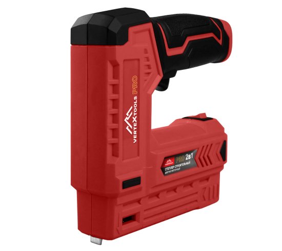 Степлер аккумуляторный Vertextools 0043-09, 3.7 В Li-Ion 2 Ач
